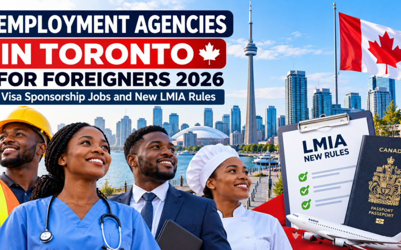 Employment Agencies in Toronto for Foreigners 2026: Visa Sponsorship Jobs and New LMIA Rules
